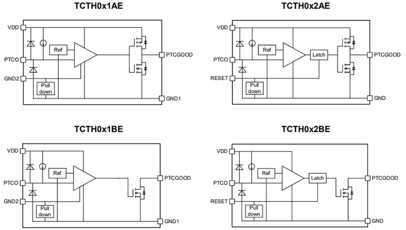 Block Diagram - Toshiba Thermoflagger™  Over-Temperature ICs
